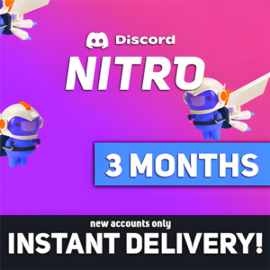 Discord Nitro 3 Month Subscription Key GLOBAL
