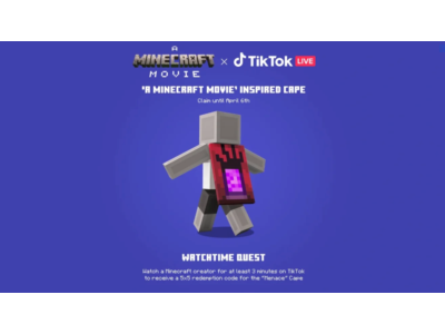 Minecraft TIKTOK Menace Cape JAVA & Bedrock