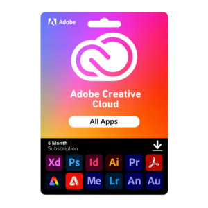 ADOBE CREATIVE CLOUD PRO ALL APPS - 6 MONTHS