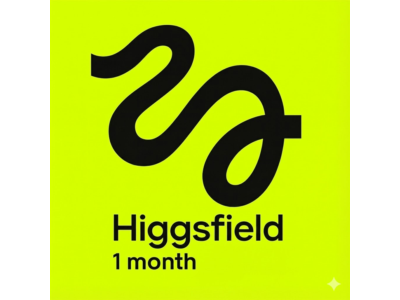 Higgsfield AI Plus (1000 credits ) Subscription 1month