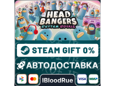 Headbangers: Rhythm Royale Deluxe Edition⚡️•RU +WORLD
