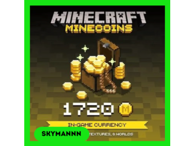 Minecraft Minecoin Pack 1720 Монет Java & Bedrock КЛЮЧ
