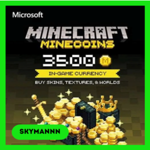 Minecraft Minecoin Pack 3500 Coins Xbox Live GLOBAL KEY