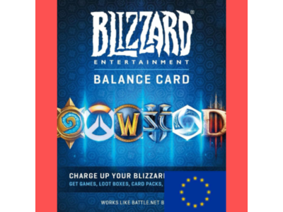 BLIZZARD EU 50 EUR КАРТА ПОПОЛНЕНИЯ ЕВРОПА КОД АВТО