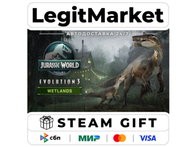DLC Jurassic World Evolution 3: Wetlands Steam МИР АВТО