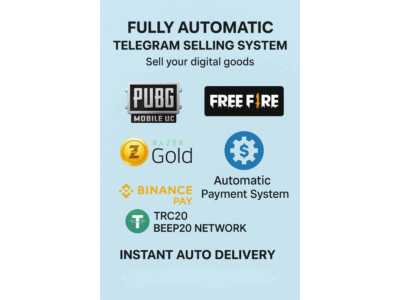 Telegram Auto-Selling System for Digital Goods