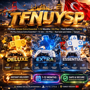 PS Plus Deluxe Extra Essential 1–12 мес | EA Play | Быстрая доставка | Турция