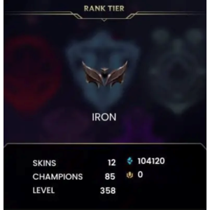 Instant • LoL EUW • [358 level] • Full access