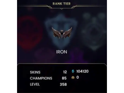Instant • LoL EUW • [358 level] • Full access