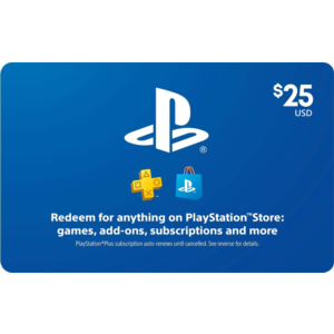 PlayStation Card (PSN) 25$ USA INSTANT KEY SENDING