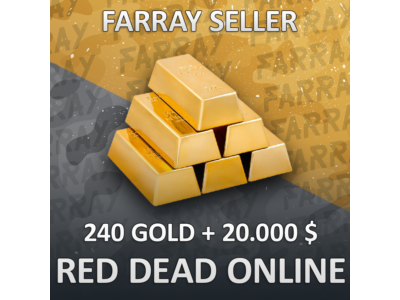 RDO • 240 GOLD + 20.000 $ RED DEAD ONLINE RDR2