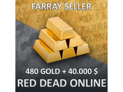 RDO • 480 GOLD + 40.000 $ RED DEAD ONLINE RDR2