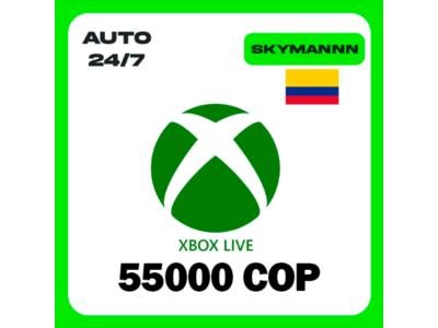 XBOX LIVE 55000 COP КОЛУМБИЯ ПОПОЛНЕНИЯ АВТО 24/7