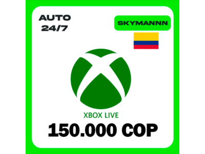XBOX LIVE 150.000 COP КОЛУМБИЯ ПОПОЛНЕНИЯ АВТО 24/7