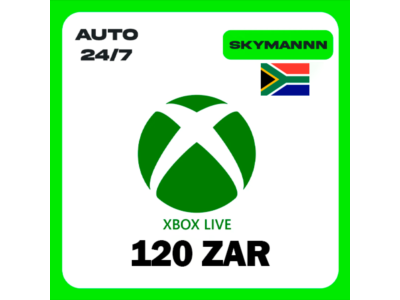 XBOX LIVE 120 ZAR ЮАР КАРТА ПОПОЛНЕНИЯ АВТОВЫДАЧА 24/7