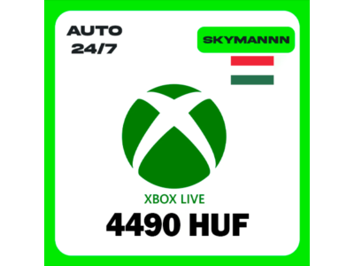 XBOX LIVE 4490 HUF ВЕНГРИЯ КАРТА ПОПОЛНЕНИЯ АВТО 24/7