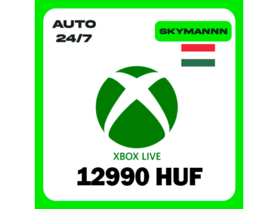 XBOX LIVE 12990 HUF ВЕНГРИЯ КАРТА ПОПОЛНЕНИЯ АВТО 24/7
