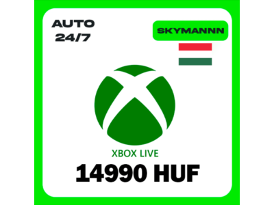 XBOX LIVE 14990 HUF ВЕНГРИЯ КАРТА ПОПОЛНЕНИЯ АВТО 24/7