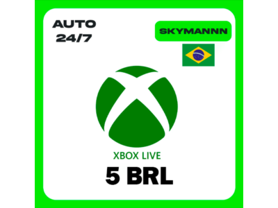 XBOX LIVE 5 BRL БРАЗИЛИЯ КАРТА ПОПОЛНЕНИЯ АВТО 24/7
