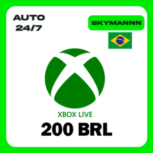 XBOX LIVE 200 BRL BRAZIL AUTO TOP-UP CARD 24/7