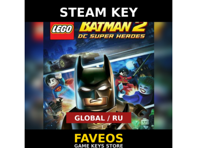 LEGO Batman 2 DC Super Heroes | Steam key GLOBAL/RU
