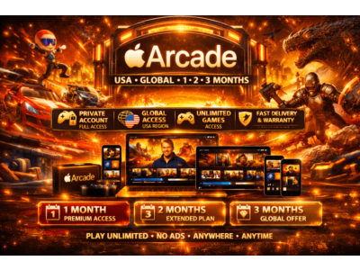 💥Apple Arcade🎯2/3/4MonthsAccount private account ★💯