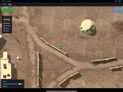 Рабочий Web Radar Arcane для игры PUBG