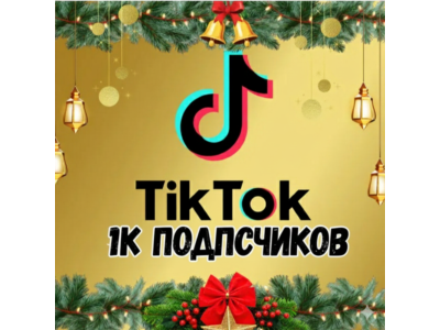 1000 подписчиков в TikTok