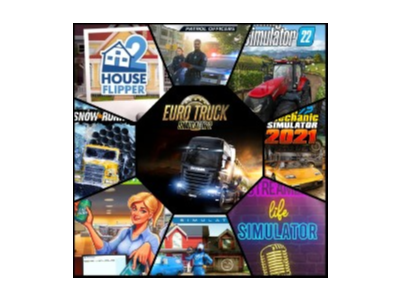 +20 simulator games - steam offline | instant delivery