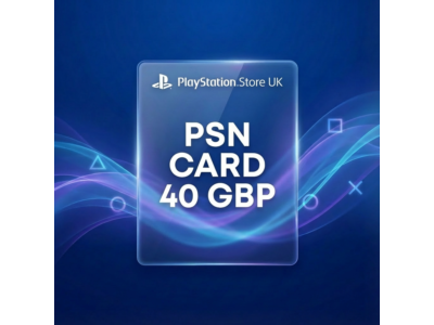 PSN Карта пополнения 40 GBP (Фунтов) Великобритания