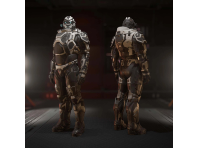 Voidripper Helmet with Defiance Armor Charcoal