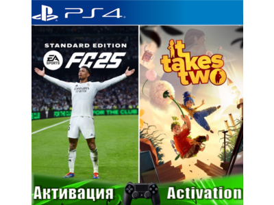 🎮FC 25 + IT TAKES TWO(PS4/RUS) Активация✅