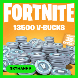 FORTNITE 13500 V-Bucks EPIC GAMES GLOBAL KEY+RUSSIA