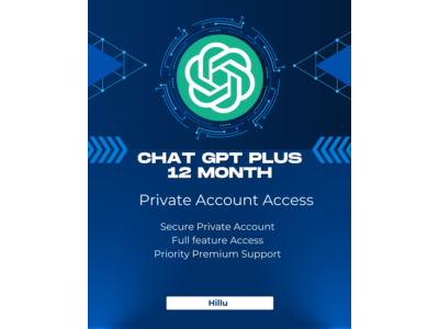 ChatGPT Plus subscription on your account for 1 year