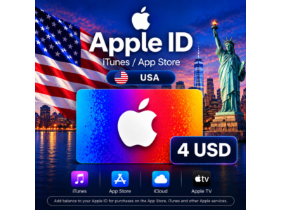 iTunes & App Store Gift Card — 4 USD (USA)