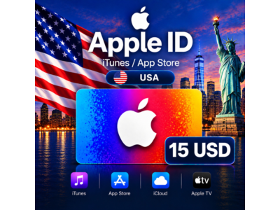 iTunes & App Store Gift Card — 15 USD (USA)