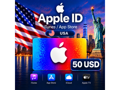 iTunes & App Store Подарочная карта — 50 USD (USA)