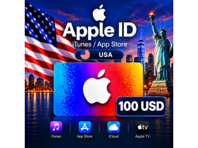 iTunes & App Store Подарочная карта — 100 USD (USA)