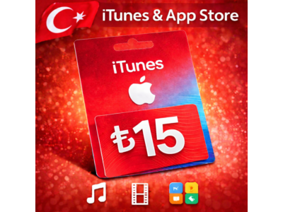 iTunes & App Store Подарочная карта — 15 TRY (TR)