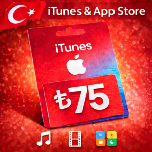 iTunes & App Store Подарочная карта — 75 TRY (TR)