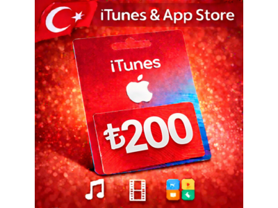 iTunes & App Store Подарочная карта — 200 TRY (TR)