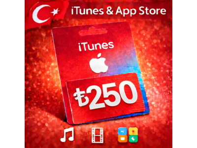 iTunes & App Store Подарочная карта — 250 TRY (TR)