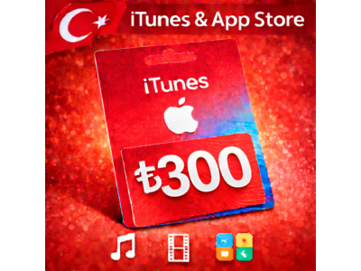 iTunes & App Store Подарочная карта — 300 TRY (TR)