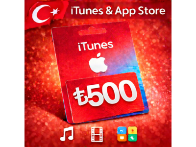 iTunes & App Store Подарочная карта — 500 TRY (TR)