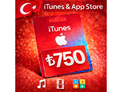 iTunes & App Store Подарочная карта — 750 TRY (TR)