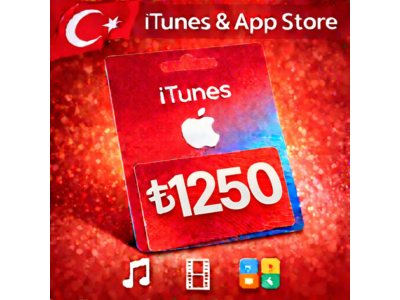 iTunes & App Store Подарочная карта — 1250 TRY (TR)