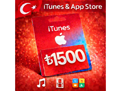 iTunes & App Store Подарочная карта — 1500 TRY (TR)