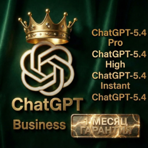 ChatGPT 5.4 Business 1 Month | Admin, to 4 members | 247 | (Private Workspace)