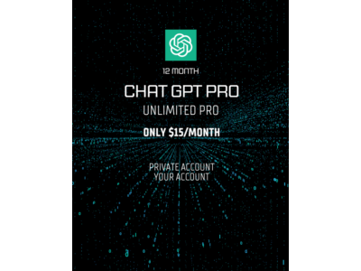 12 Month ChatGPT Pro Business | Unlimited pro usage