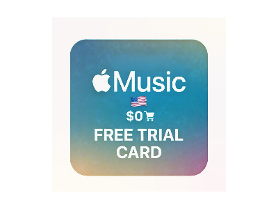 Карта $1  для Бесплатный план активации Apple Music